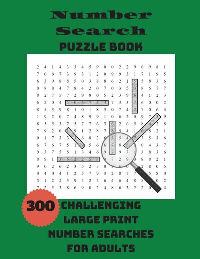 Number Search Puzzle Book