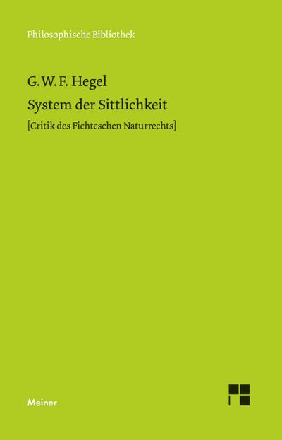 System der Sittlichkeit