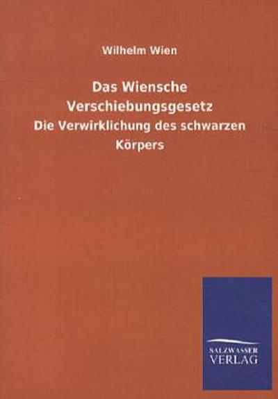 Das Wiensche Verschiebungsgesetz