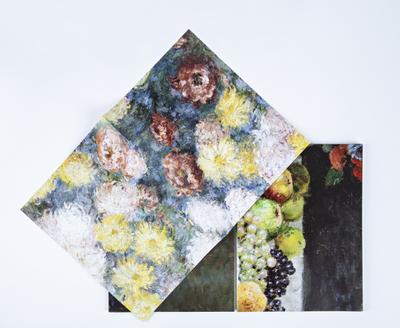 Flowers, Claude Monet Wrapping Paper Book
