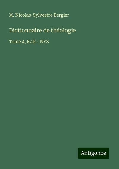 Dictionnaire de théologie