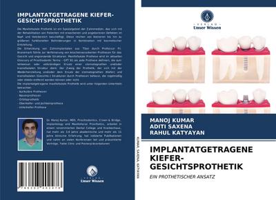 IMPLANTATGETRAGENE KIEFER-GESICHTSPROTHETIK