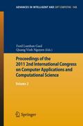 Proceedings of the 2011 2nd International Congress on Computer Applications and Computational Science