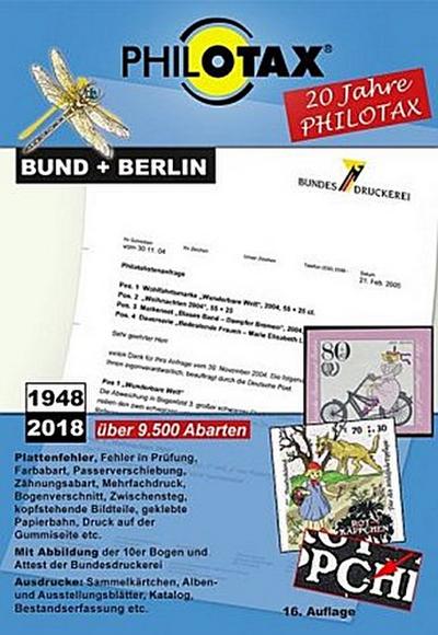 Abarten-Katalog Bund + Berlin 16.Auflage, 1 DVD-ROM