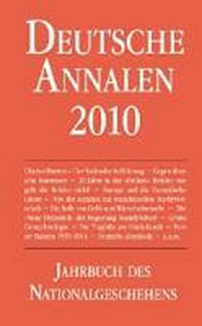 Deutsche Annalen 2010
