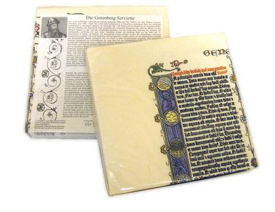 Die Gutenberg Serviette