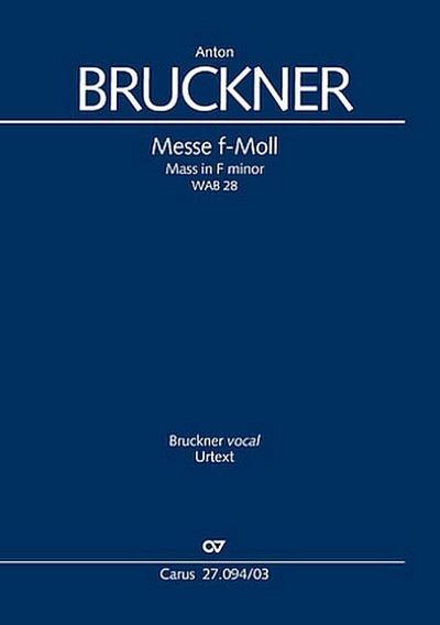 Messe in f-Moll (Klavierauszug)