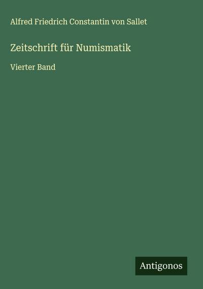 Zeitschrift für Numismatik