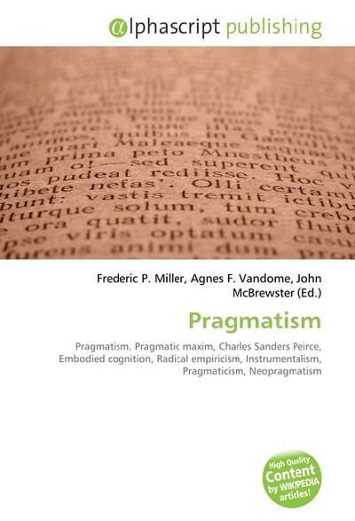 Pragmatism - Frederic P. Miller