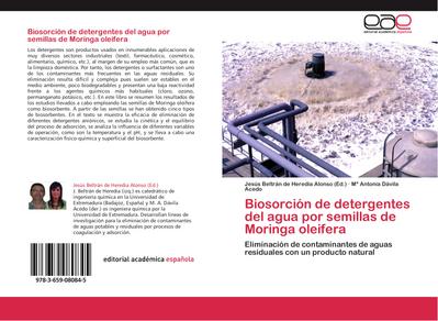 Biosorción de detergentes del agua por semillas de Moringa oleifera