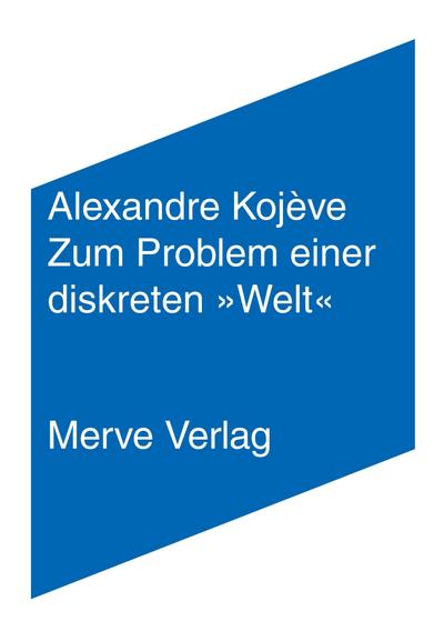 Zum Problem einer diskreten »Welt«