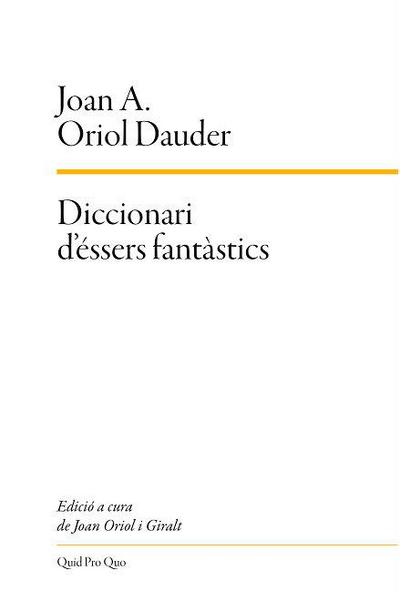 Diccionari d’éssers fantàstics