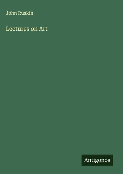 Lectures on Art