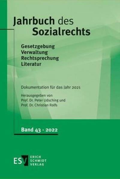 Jahrbuch des Sozialrechts Jahrbuch des Sozialrechts Dokumentation für das Jahr 2021