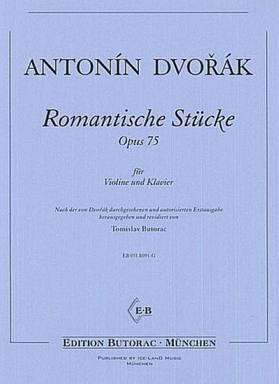 Romantische Stücke op.75für Violine und Klavier