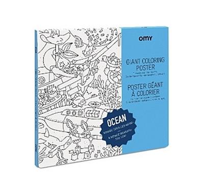 OMY Poster zum Ausmalen 40,4 x 26 x 24 cm orange