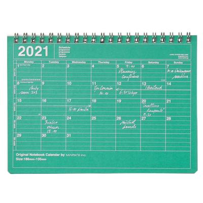 MARK’S 2021 Tischkalender S Green