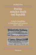 Provinz zwischen Reich und Republik