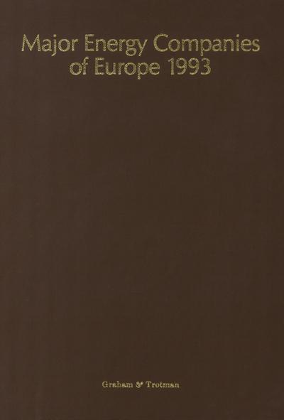 Major Energy Companies of Europe 1993