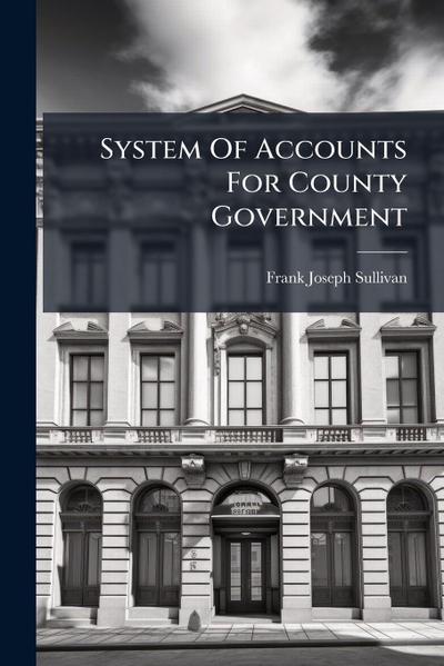 System Of Accounts For County Government