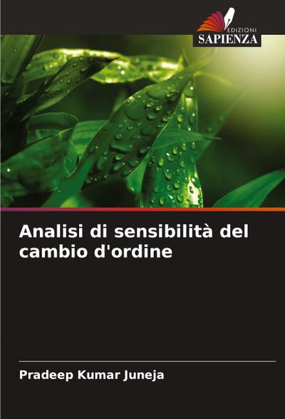 Analisi di sensibilità del cambio d’ordine