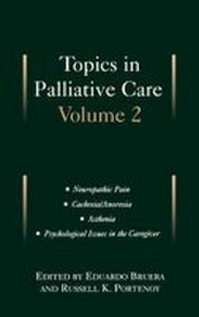 Topics in Palliative Care