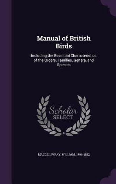 Manual of British Birds