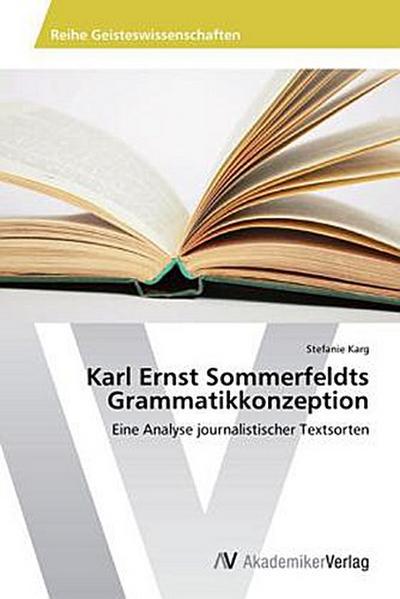 Karl Ernst Sommerfeldts Grammatikkonzeption