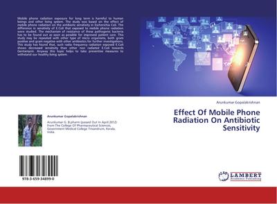 Effect Of Mobile Phone Radiation On Antibiotic Sensitivity