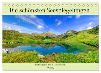 Die schönsten Seespiegelungen (Tischkalender 2025 DIN A5 quer), CALVENDO Monatskalender