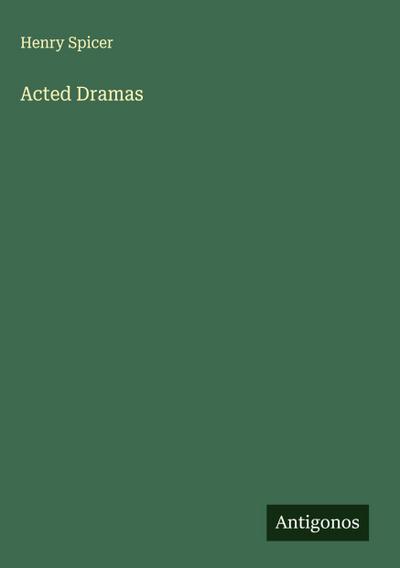 Acted Dramas