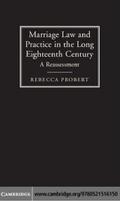 Marriage Law and Practice in the Long Eighteenth Century