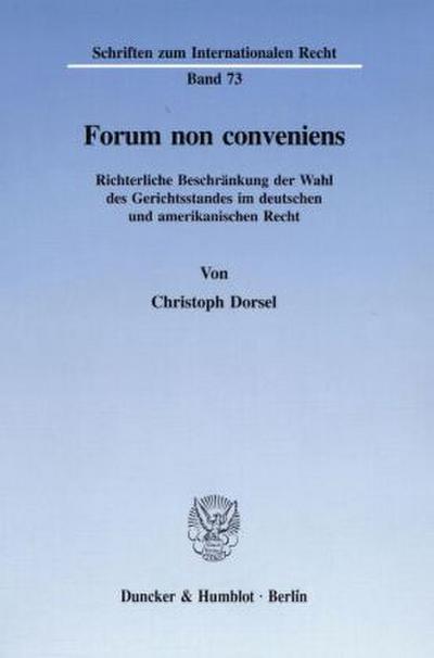 Forum non conveniens.