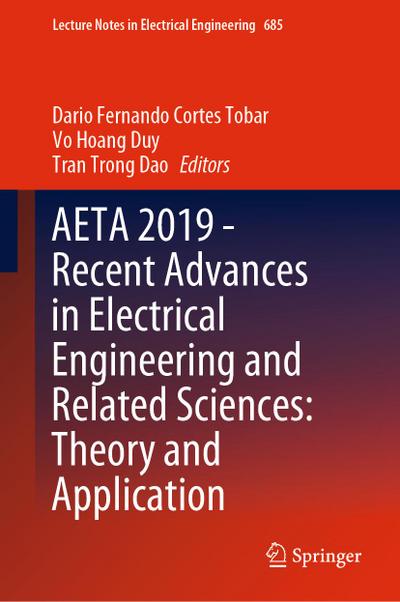 AETA 2019 - Recent Advances in Electrical Engineering and Related Sciences: Theory and Application