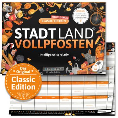 STADT LAND VOLLPFOSTEN® - CLASSIC EDITION - "Intelligenz ist relativ."