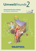 Umweltfreunde - Sachsen-Anhalt - Ausgabe 2016: 2. Schuljahr - Arbeitsheft: Mit Wegweiser Arbeitstechniken