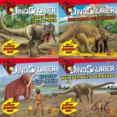 Dinosaurier. Minibuch 4er-Set, 4 Teile