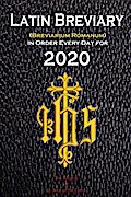 Latin Breviary (Breviarium Romanum) in Order Every Day for 2020