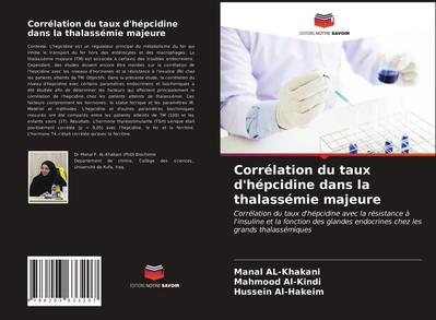 Corrélation du taux d’hépcidine dans la thalassémie majeure