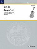 Sonata No. 3 F-Dur: Violoncello und Basso continuo. (Edition Schott)