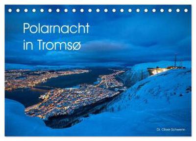 Polarnacht in Tromsø (Tischkalender 2026 DIN A5 quer), CALVENDO Monatskalender