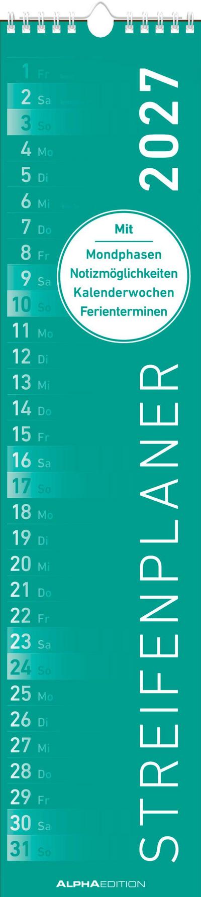 Streifenplaner MINT 2027