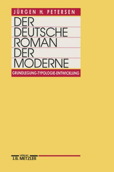 Der deutsche Roman der Moderne