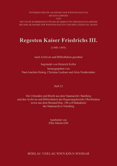 Regesten Kaiser Friedrichs III. (1440-1493)