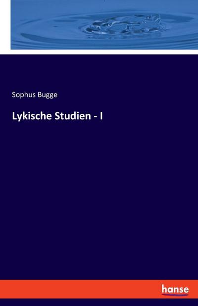 Lykische Studien - I
