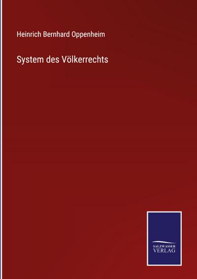 System des Völkerrechts