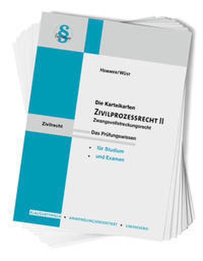 Die Karteikarten Zivilprozessrecht II - Zwangsvollstreckungsrecht