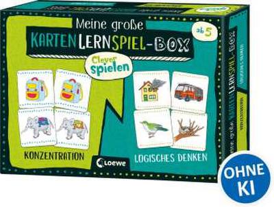 Clever spielen - Meine große KartenLernSpiel-Box - Konzentration/Logisches Denken