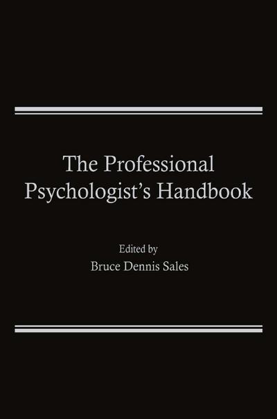 Professional Psychologist’s Handbook
