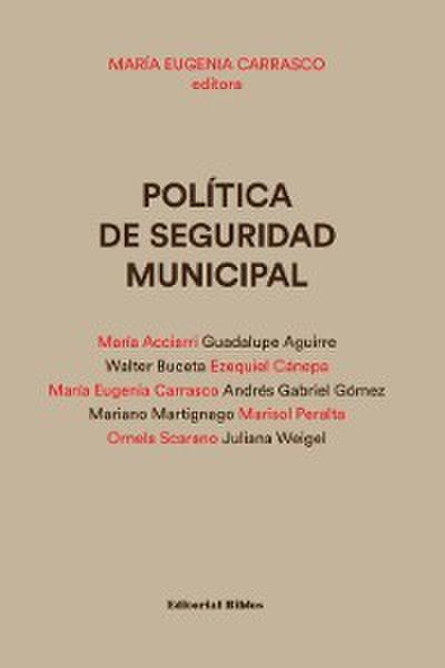 Política de seguridad municipal